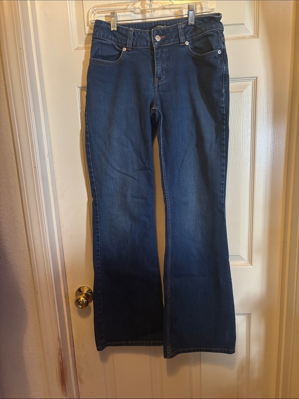 LONDONJEAN Dark Blue Flare Jeans